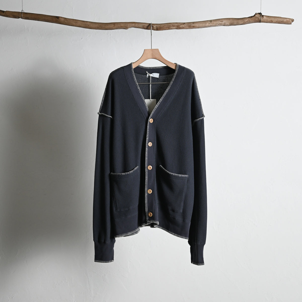 Urig - STITCH WAFFLE CARDIGAN | COELACANTH ウーリッヒ 正規取扱店 