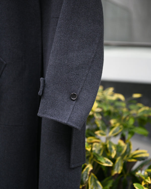 Extra Fine Wool Rever Raglan Coat