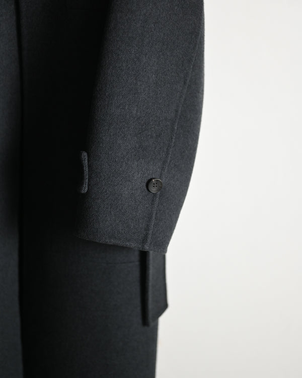 Extra Fine Wool Rever Raglan Coat