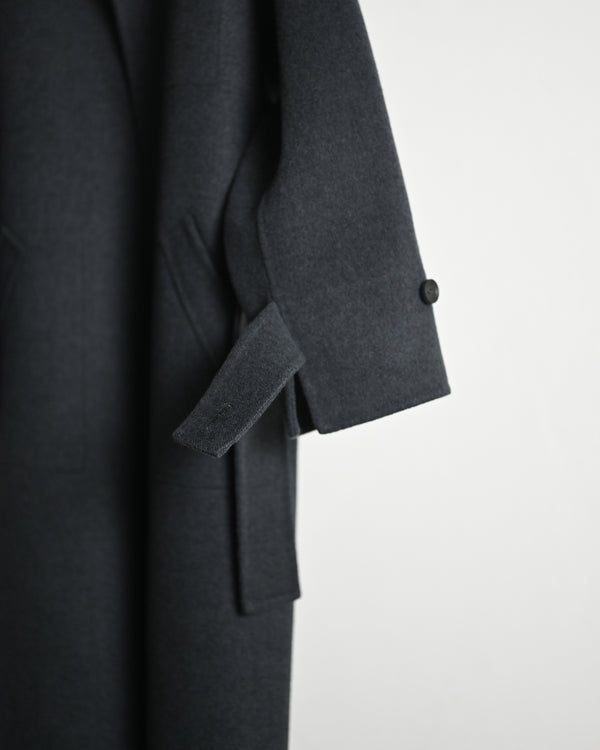 Extra Fine Wool Rever Raglan Coat