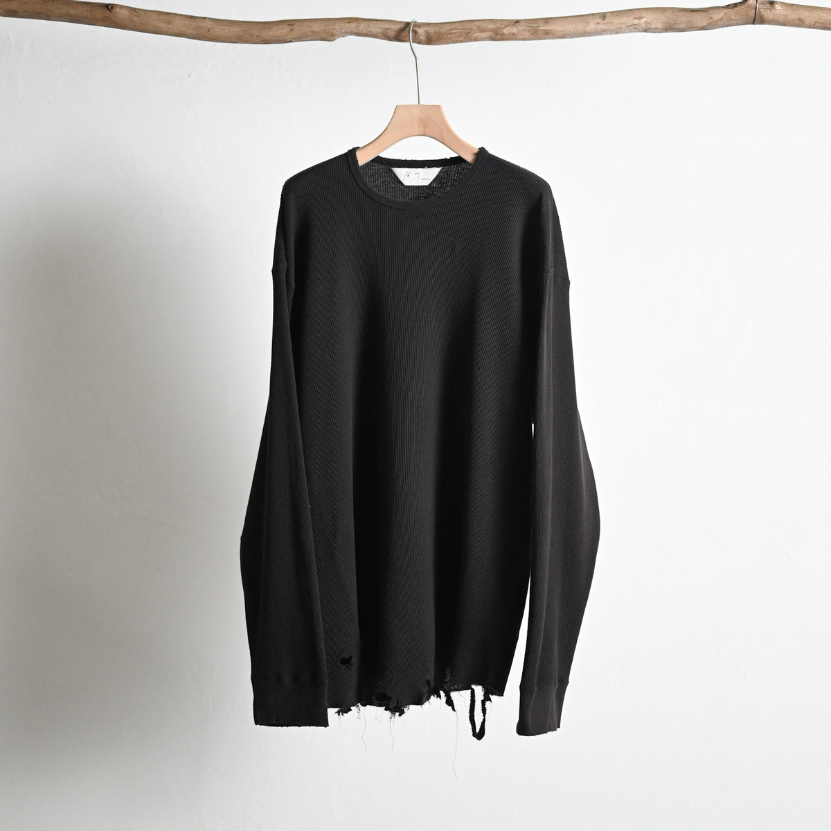 DAMAGE WAFFLE CREW LS, d.brown – coelacanth