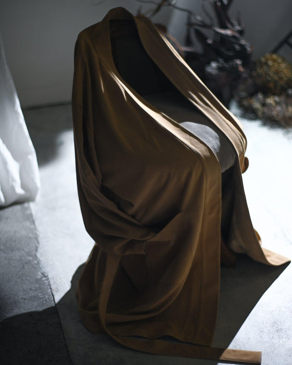 suede gown-barbell object-COELACANTH