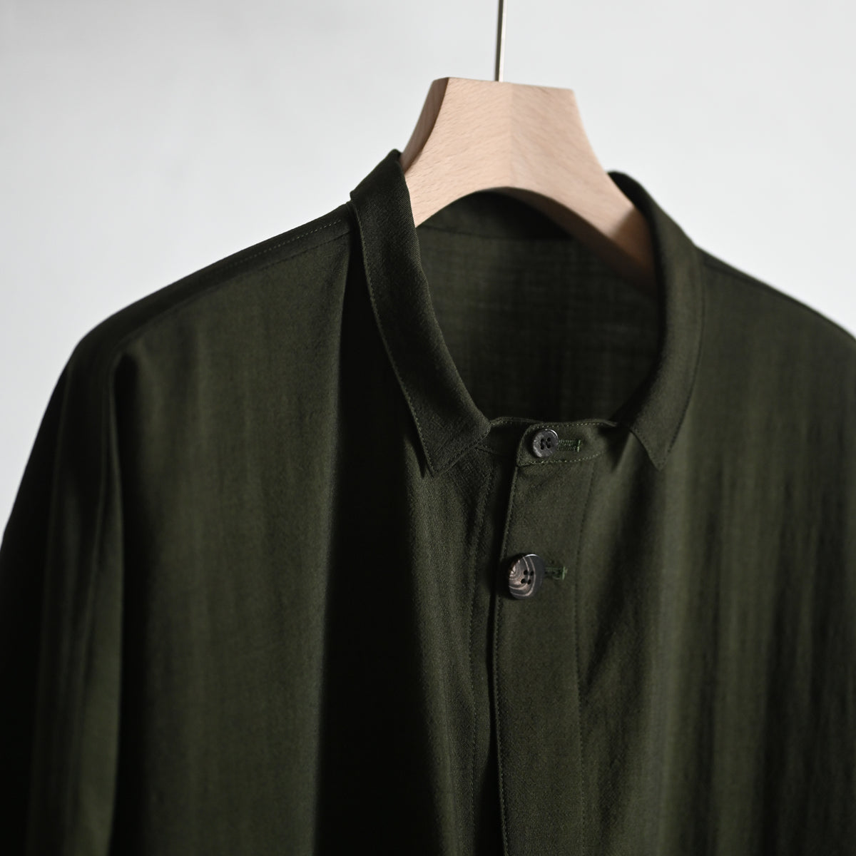 YANTOR - Uneven Dyed Pasted Shirt Coat | COELACANTH ヤントル 正規 
