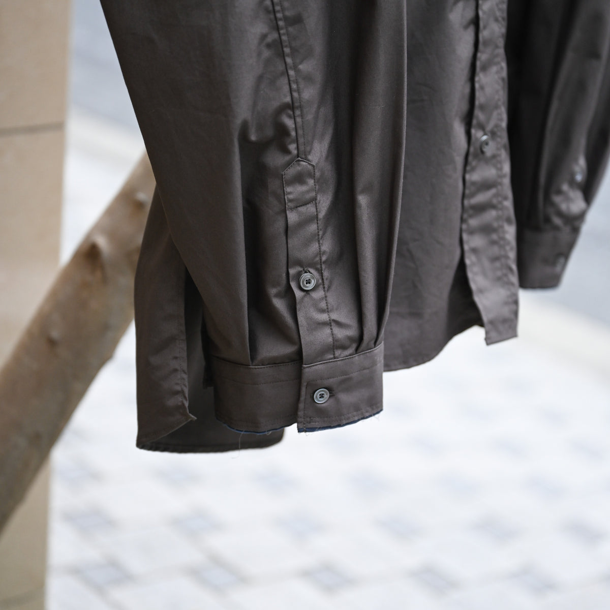 ANCELLM アンセルム - HIGH COUNT COTTON FRAYED OVER SHIRT – coelacanth