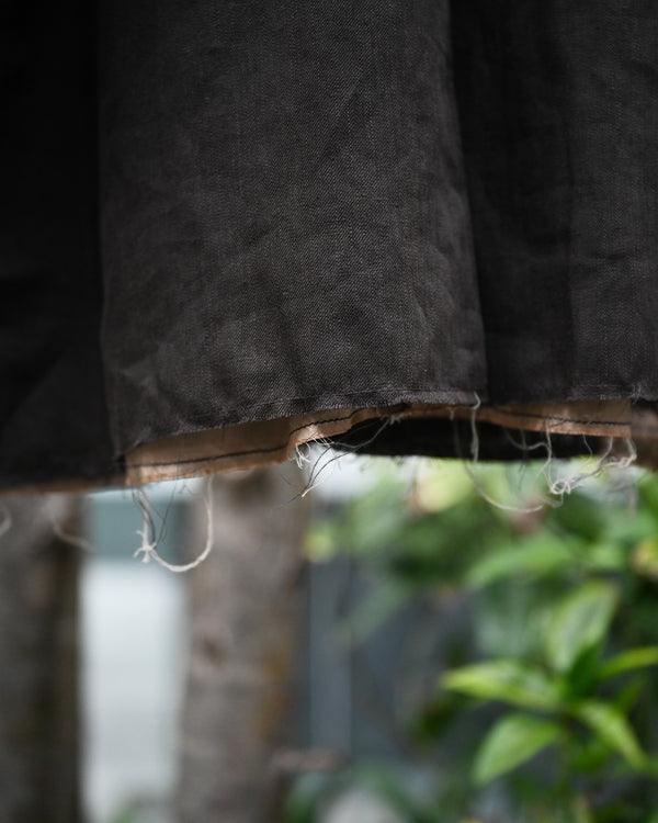 100/S LINEN TAILORED JACKET, brown