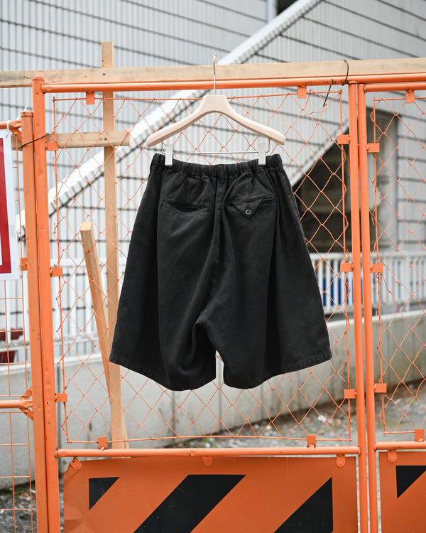 C/R DUCK SHORT PANTS, black