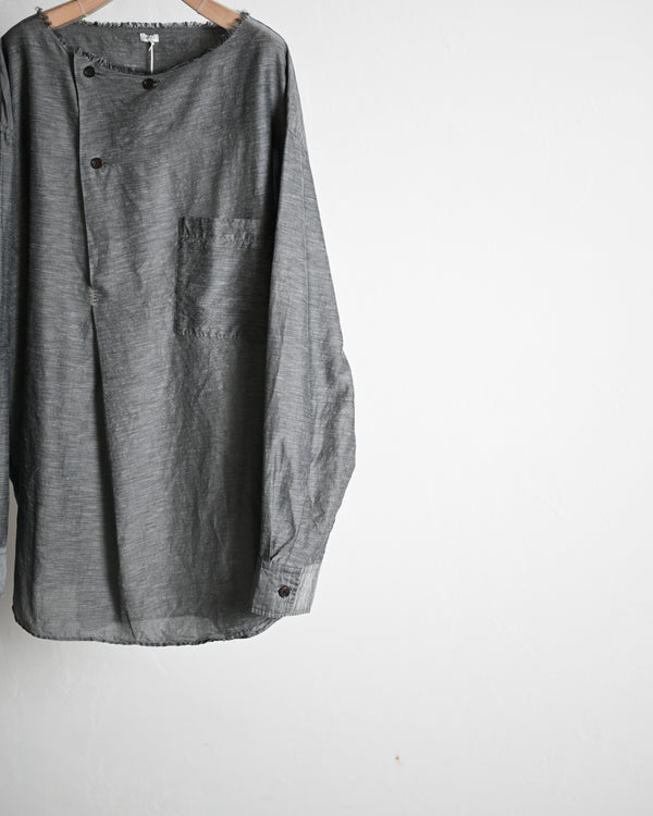 Our Knowledge Tucked Shirt, gray