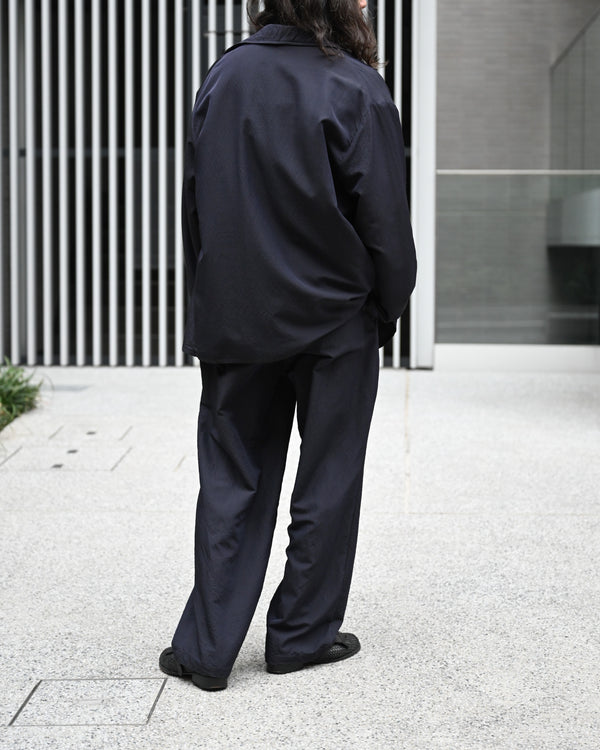 WASHED WOOL SILK TWILL SH-JKT