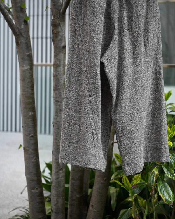 BAGGY PANTS, special twisted yarn fabrics