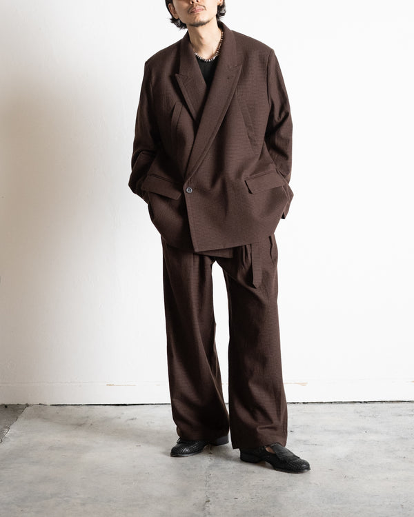 DOUBLE TAILORED JACKET, GRAPH CHECK
