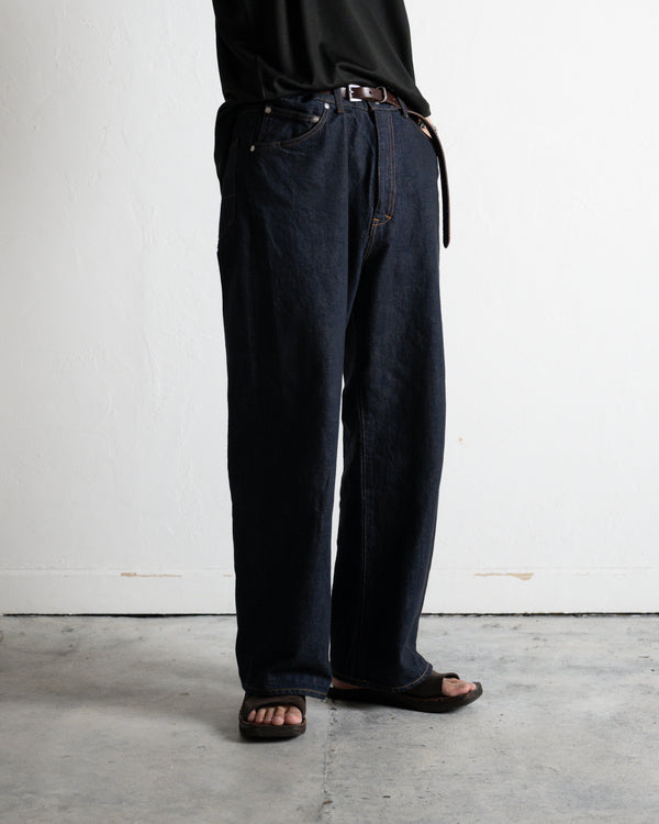 #08 SELVEDGE MIDDLE STRAIGHT 5P DENIM PANTS OW