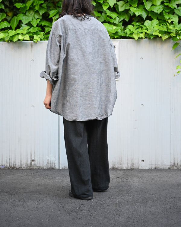 Our Knowledge Tucked Shirt, gray