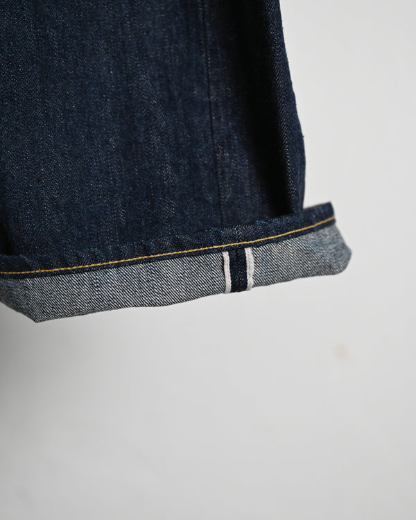 5POCKT BAGGY PANTS, raw denim, indigo