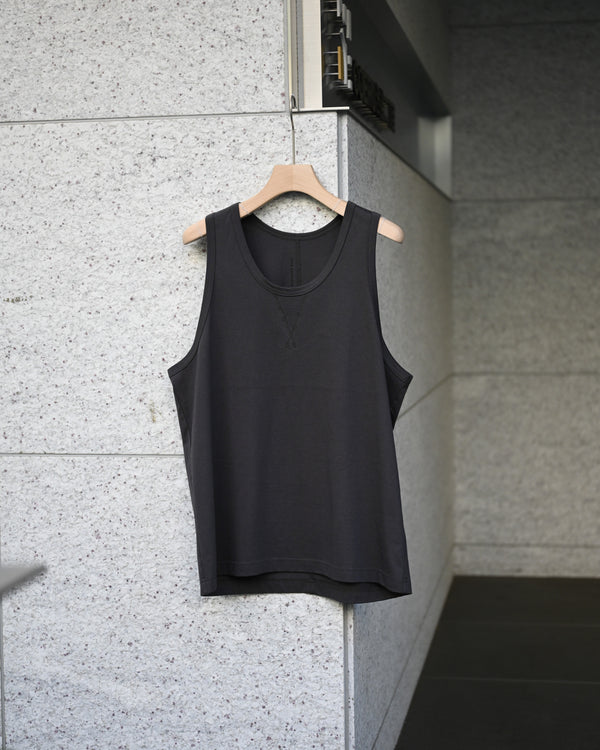 INNER SHIRT-charcoal, heavy single jersey