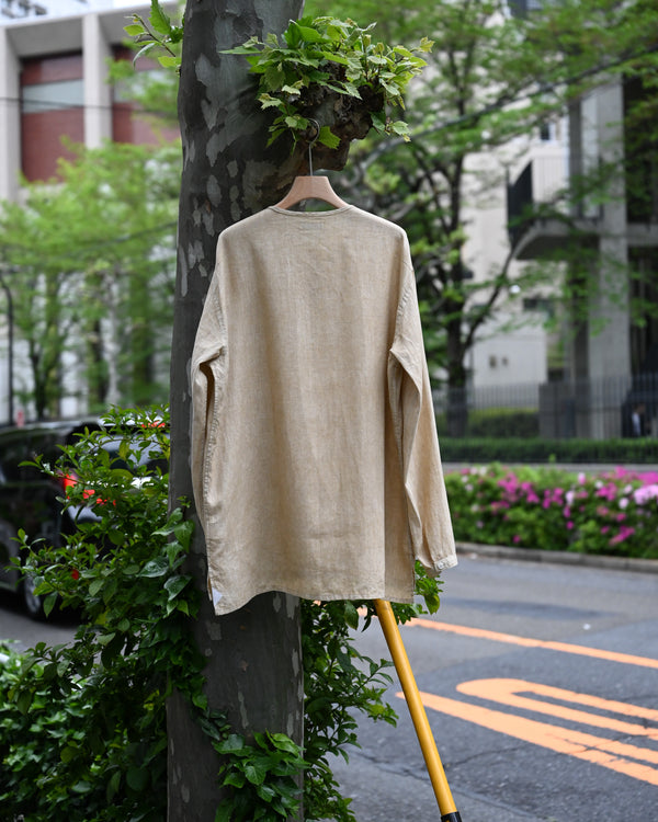 Sleeping shirt, Authentic linen poplin