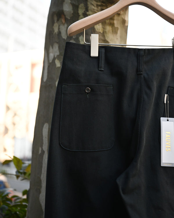730 (710 EXTRAS -Wide leg- ), twill, faded black