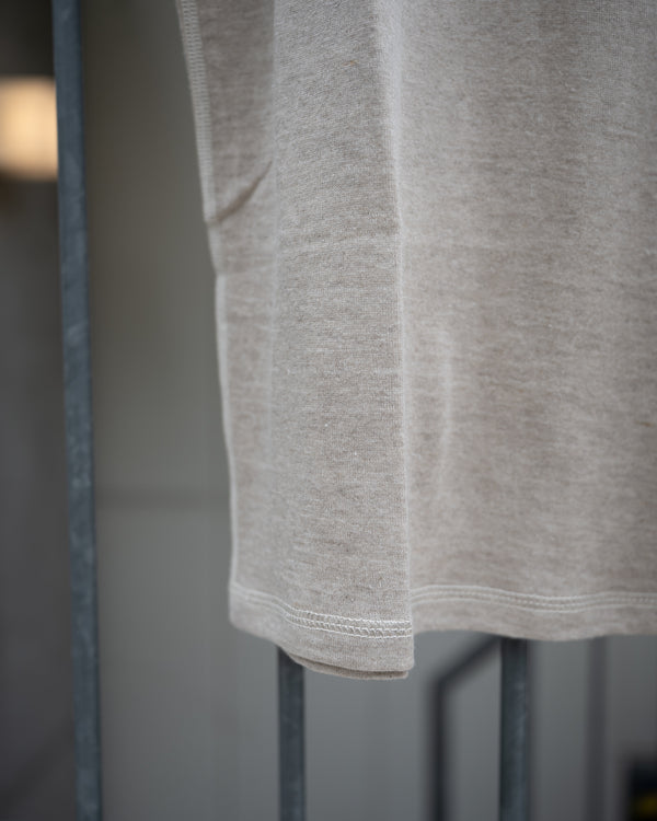 RELAXED LINEN JERSEY / ATHLETIC SHIRT