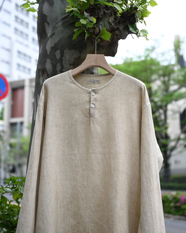 Sleeping shirt, Authentic linen poplin