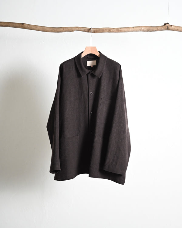 WORK SHIRT, max high count hemp,brown
