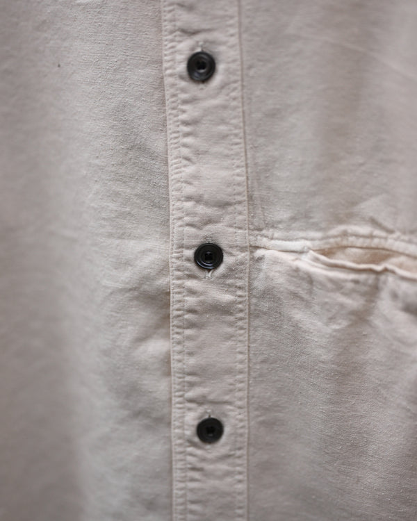 L/S NEP BOXY SHIRT, d.white