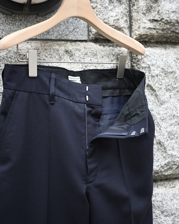 FINE WOOL REVER TROUSERS
