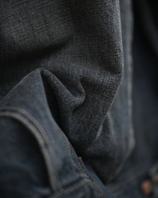 coffee black denim jacket, dstryd
