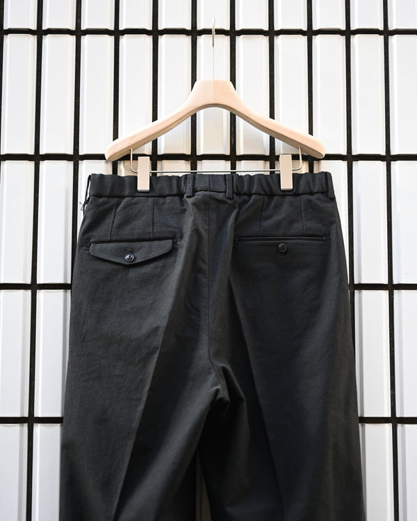 DOUBLE PLEATED TROUSERS, silk nep serge