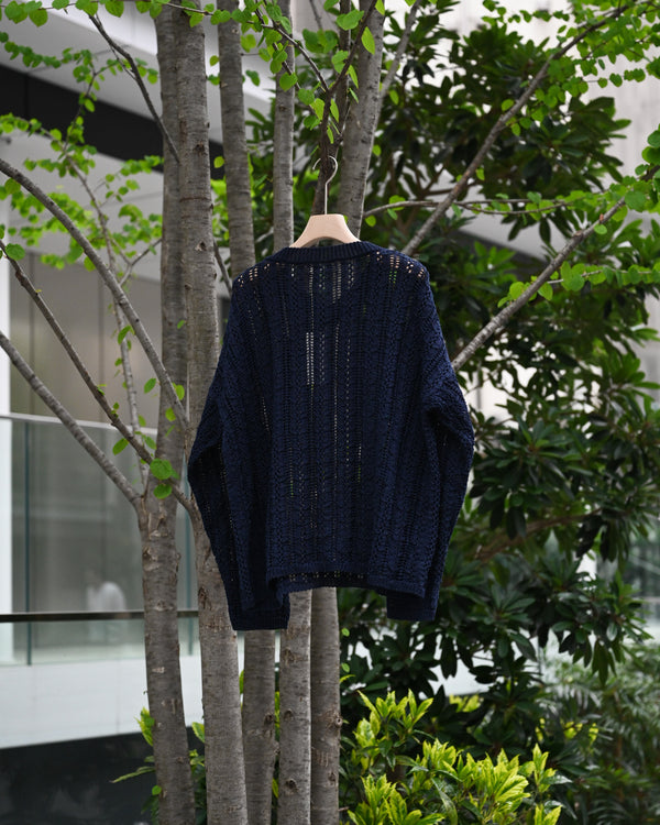 Ex. Mesh V Neck Sweater