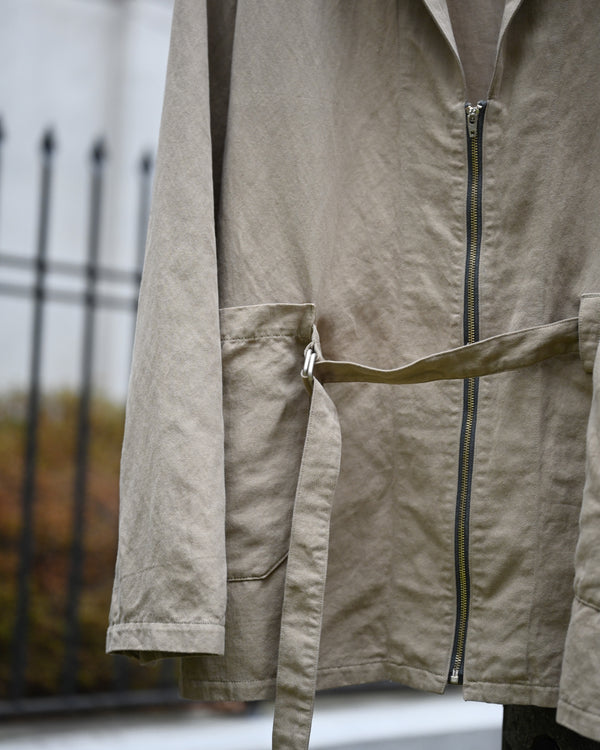 belted jkt, beige