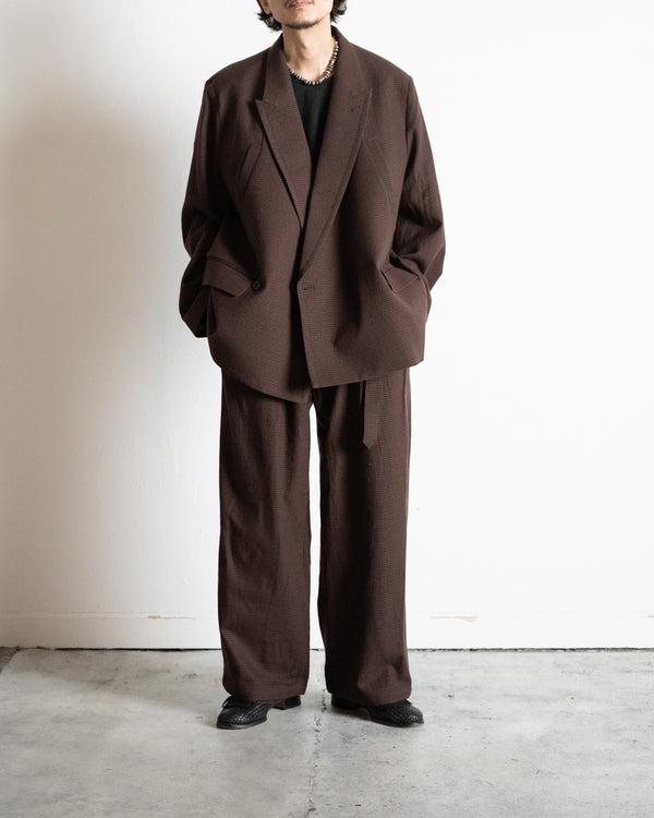 DOUBLE TAILORED JACKET, GRAPH CHECK