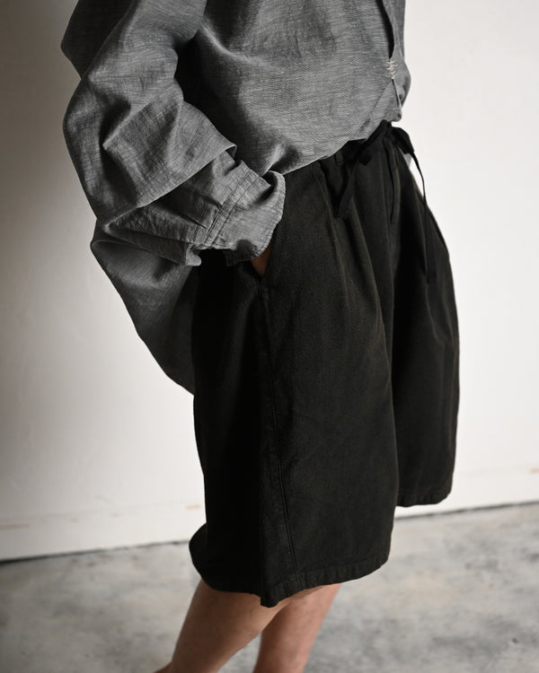 C/R DUCK SHORT PANTS, black