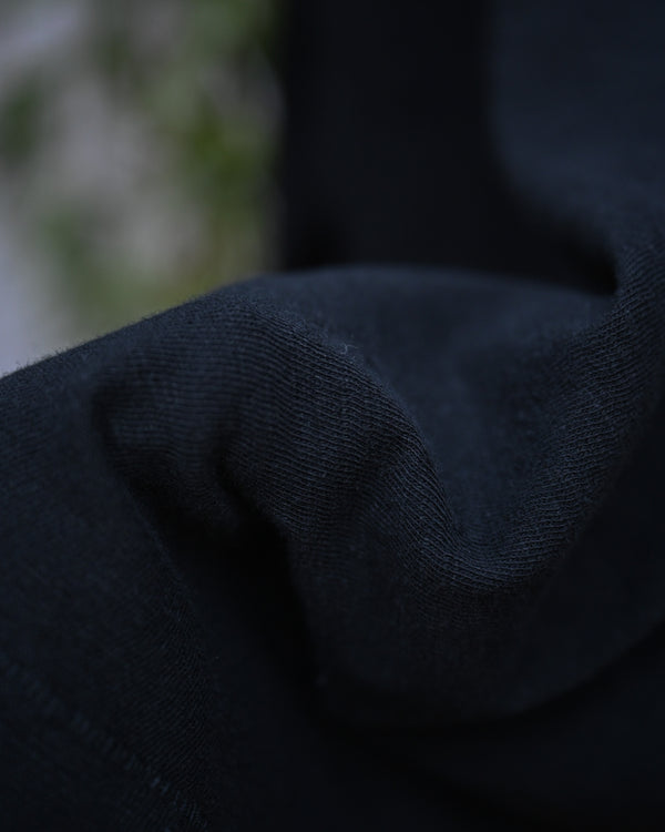 My L/S TEE "will leave", black