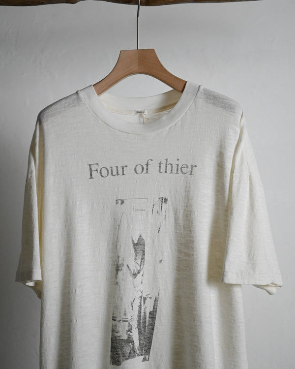 My H/S TEE"FOUR OF THEIR", white