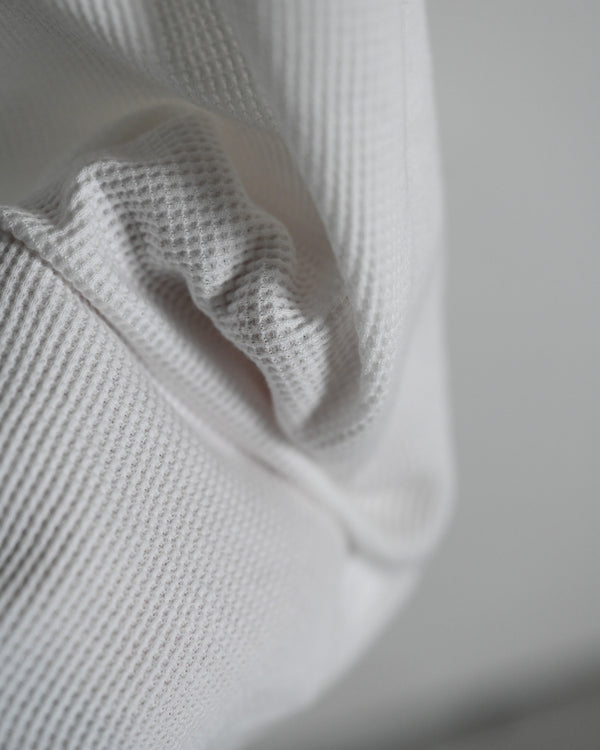 DAMAGE WAFFLE TANK, white