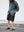OMBRE CHECK V-COLLAR SEMI LONG SHIRT LS