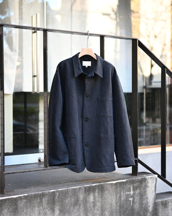 WORK JACKET, silk & linen