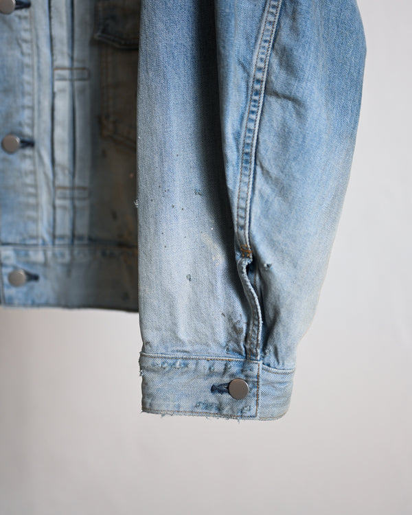 AGING DENIM JACKET, L.INDIGO