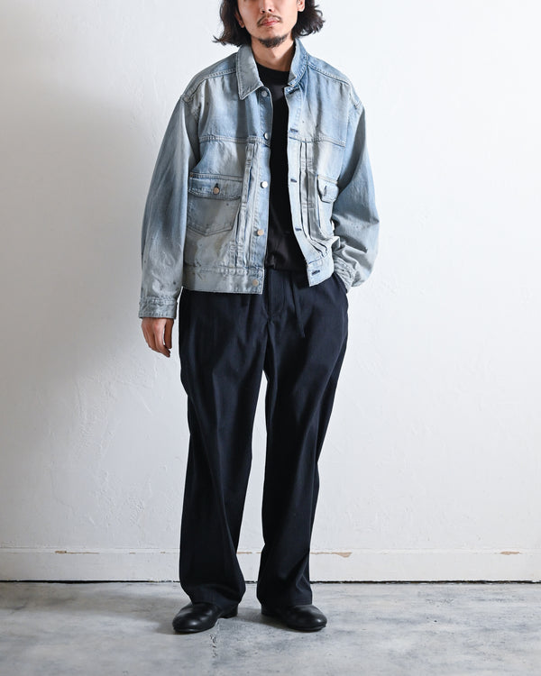 AGING DENIM JACKET, L.INDIGO