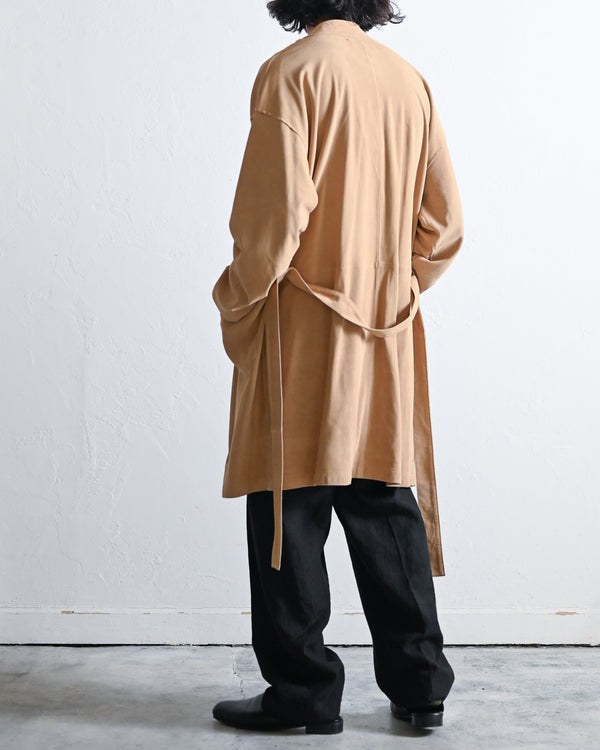 suede gown