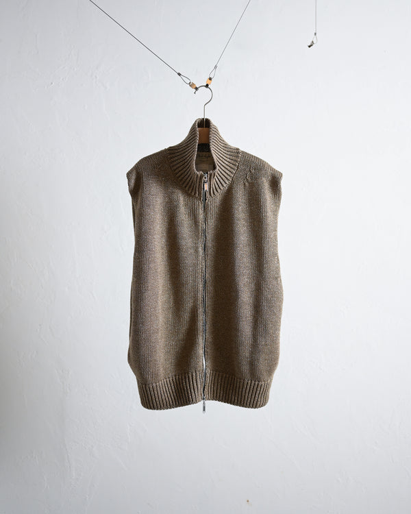 SILK LINEN VEST