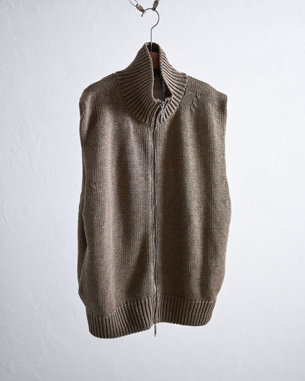 SILK LINEN VEST