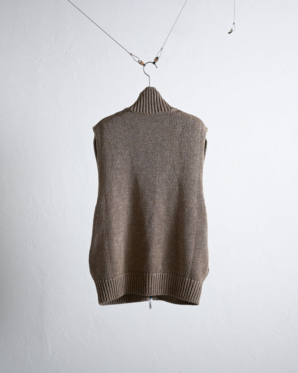 SILK LINEN VEST