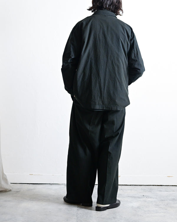 silk nep wide slacks