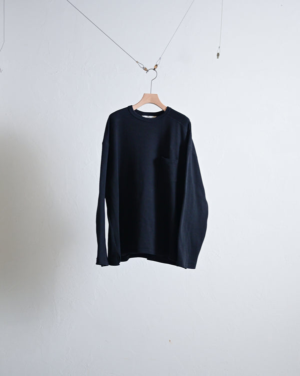 WAFFLE CREW NECK LS T-SHIRT