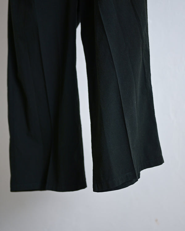 silk nep wide slacks