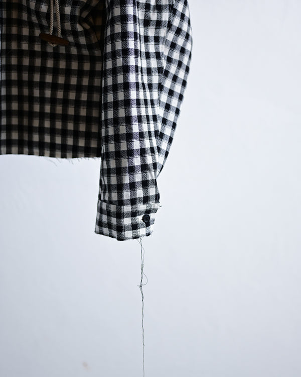 C/R CHECK SHORT ZIPUP SHIRT