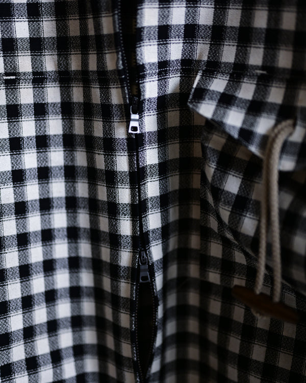 C/R CHECK SHORT ZIPUP SHIRT