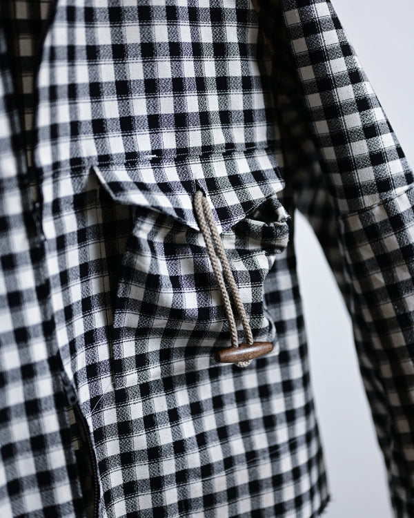 C/R CHECK SHORT ZIPUP SHIRT