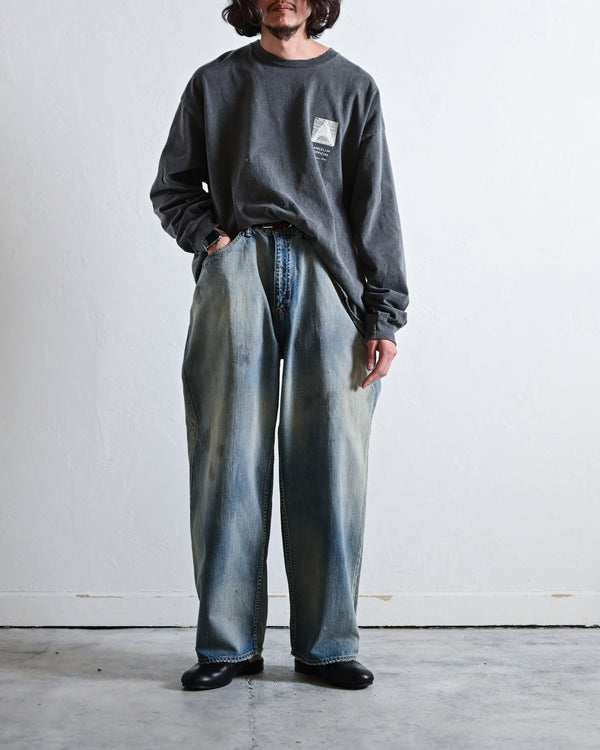 AGING STRAIGHT 5P DENIM PANTS