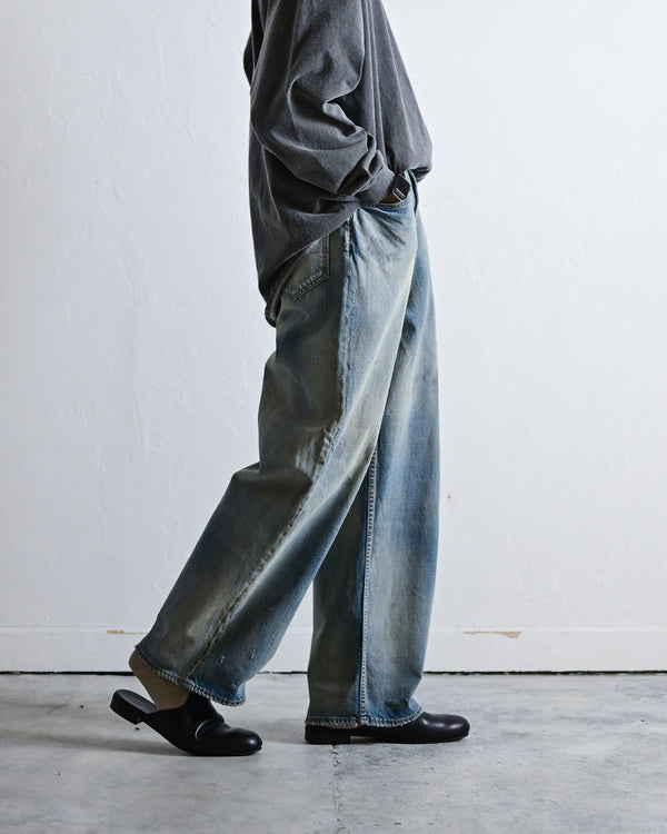 AGING STRAIGHT 5P DENIM PANTS